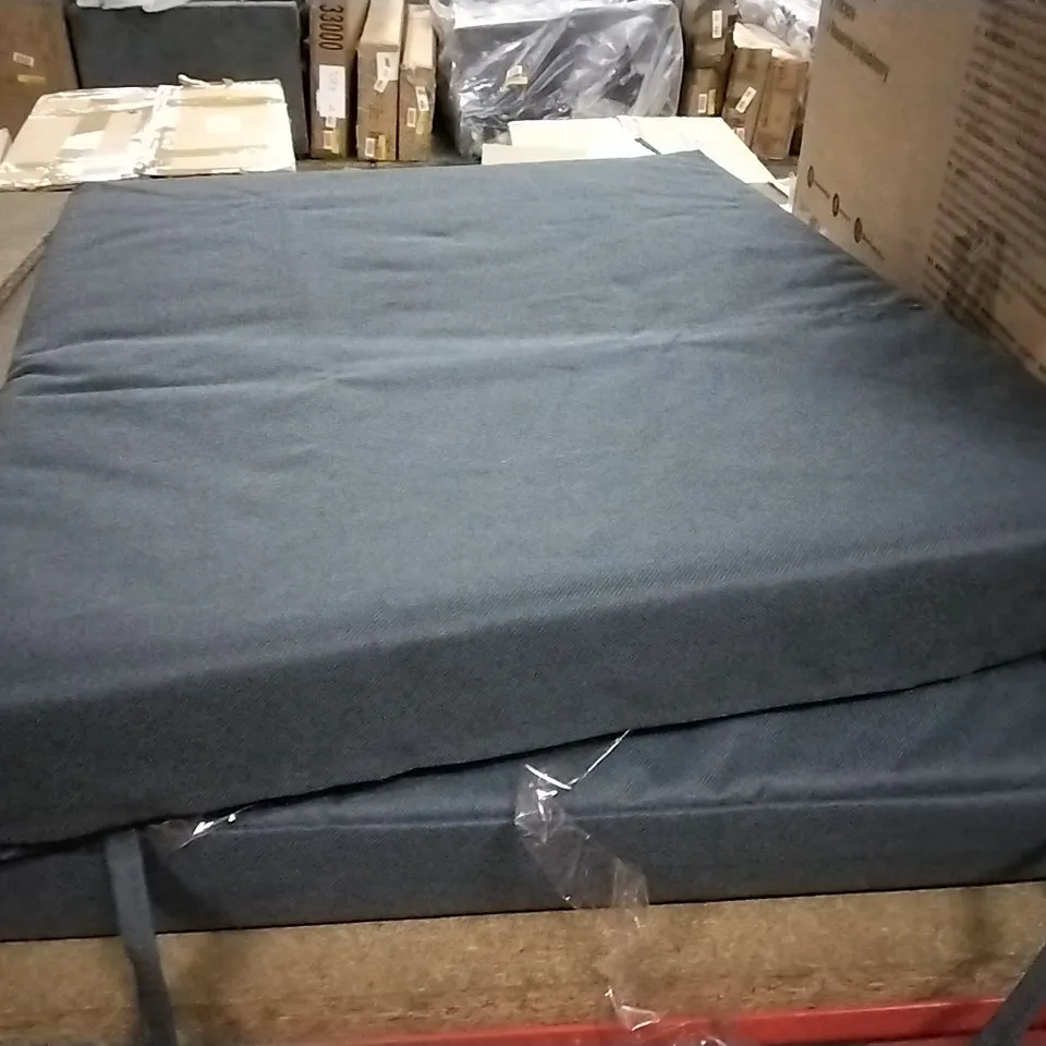 2 CHARCOAL SEAT CUSHIONS 