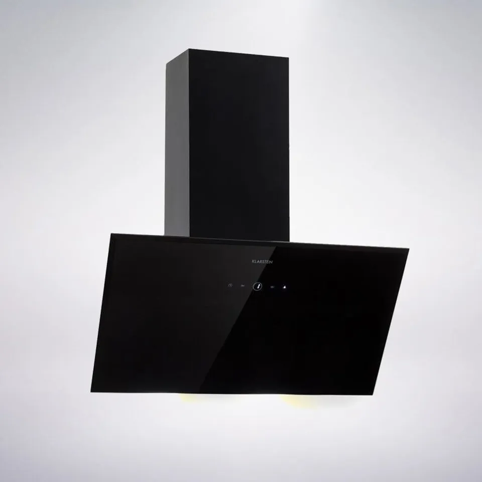 KLARSTEIN LAUREL 60 HOOD WALL-MOUNTED GLASS QUIET 60CM 350 MH LED BLACK
