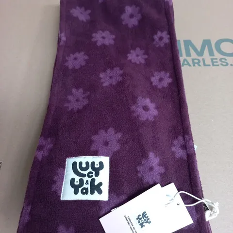 LUCY & YAK POLAR FLEECE SCARF β PURPLE DELANO