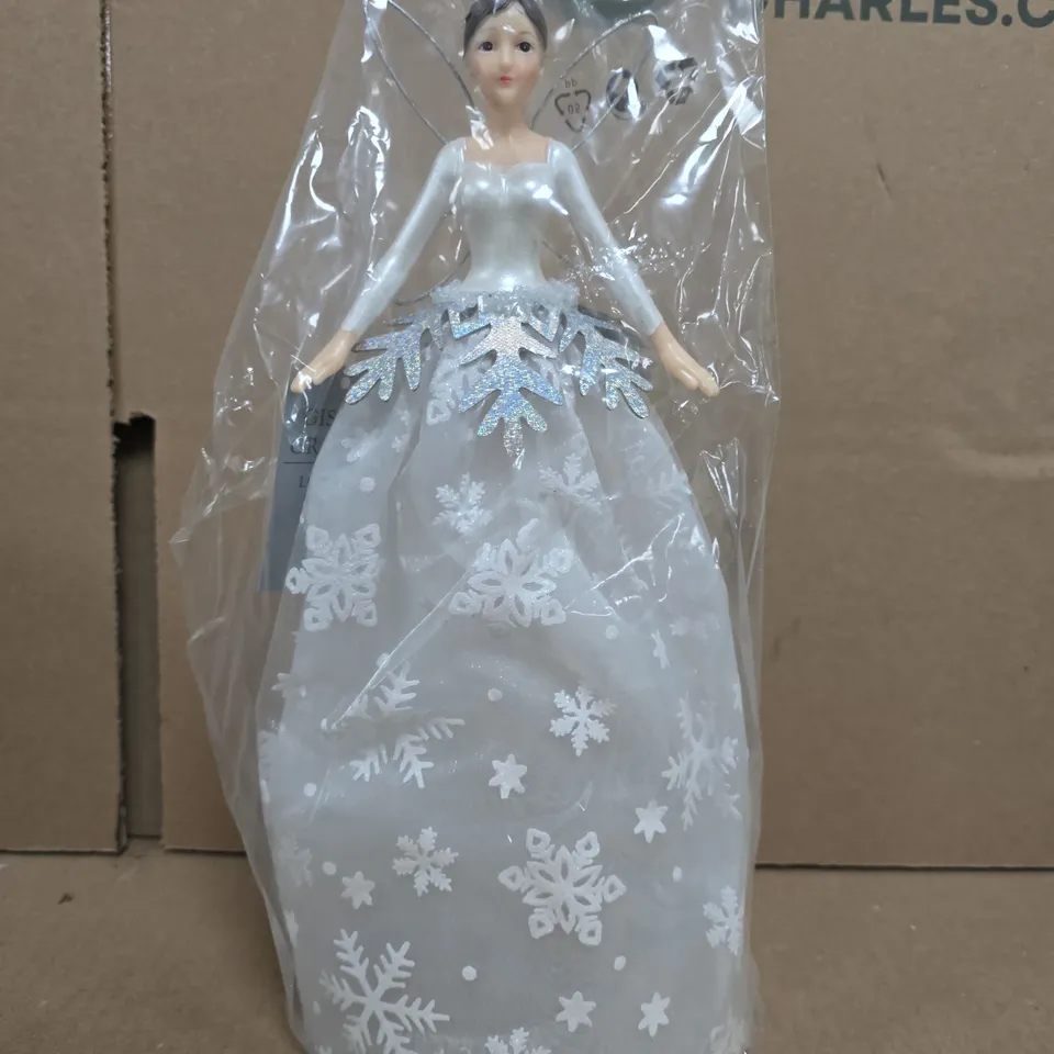 BOX OF 3 GISELA GRAHAM FESTIVE FAIRY TREE TOPPERS