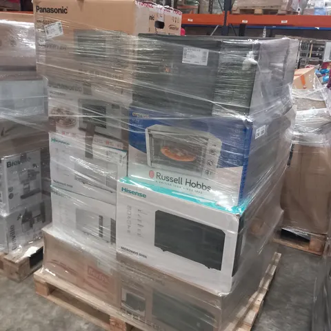 PALLET OF APPROXIMATELY 16 UNPROCESSED RAW RETURN MICROWAVES TO INCLUDE;