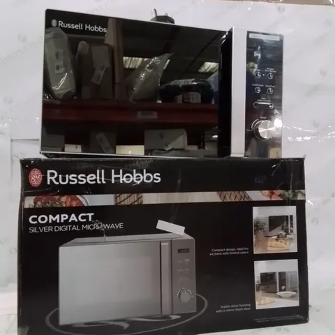 BOXED RUSSELL HOBBS COMPACT MICROWAVE OVEN