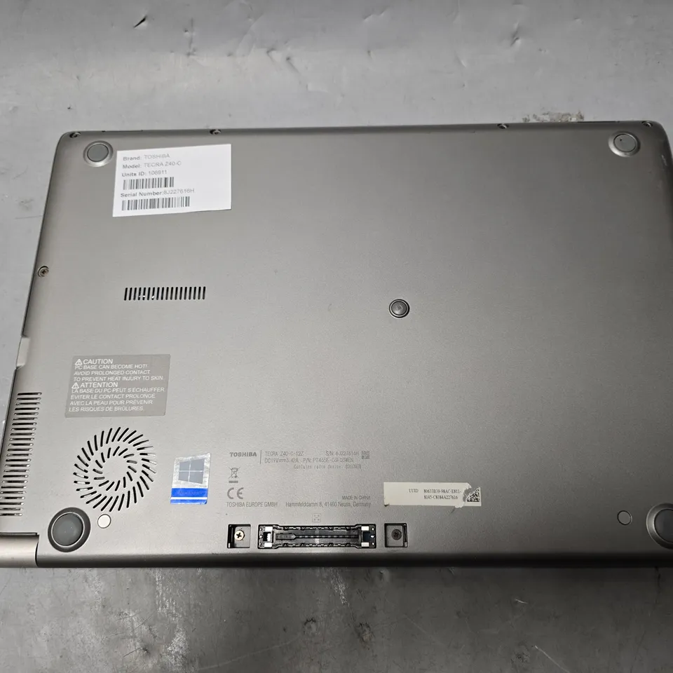 TOSHIBA TECRA Z40-C LAPTOP 