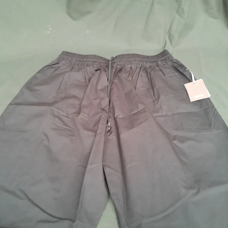 CAVE CHARCOAL COTTON TROUSERS - SMALL