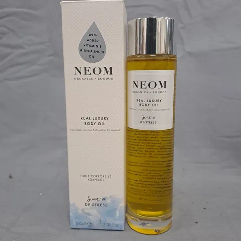NEOM ORGANICS LONDON REAL LUXURY BODY OIL – 100ML (LAVENDER, JASMINE & BRAZILIAN ROSEWOOD)