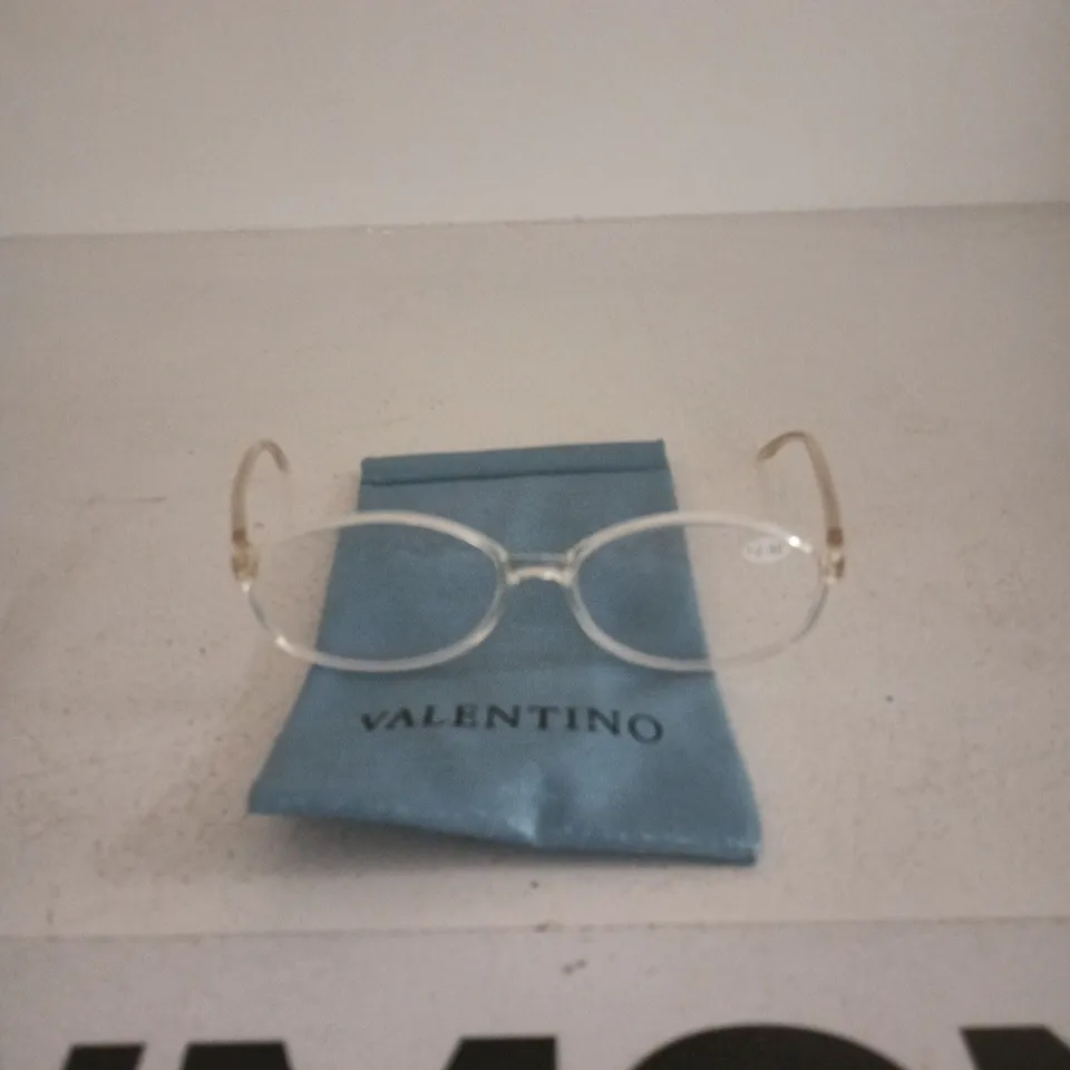 VALENTINO EYEGLASSES FRAMES WITH CLEAR RIMS
