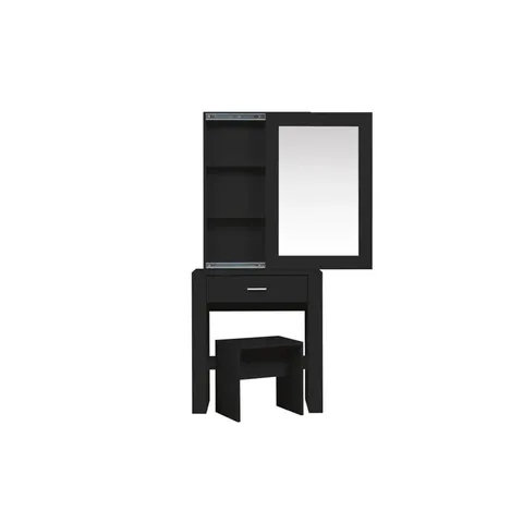 BOXED EVELYN SLIDING DRESSING TABLE SET WITH MIRROR (1 BOX)