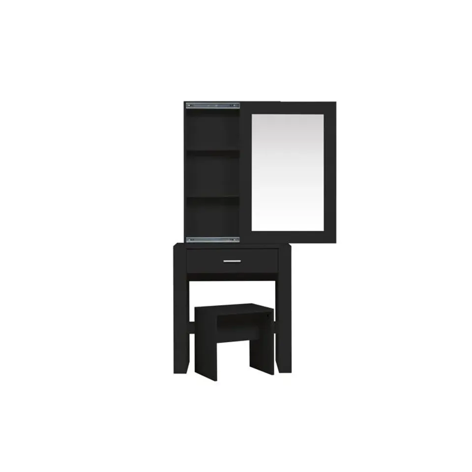 BOXED EVELYN SLIDING DRESSING TABLE SET WITH MIRROR (1 BOX)