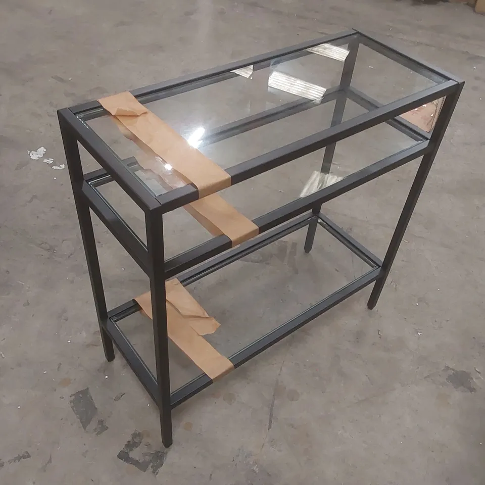 SIDE TABLE WITH STORAGE
