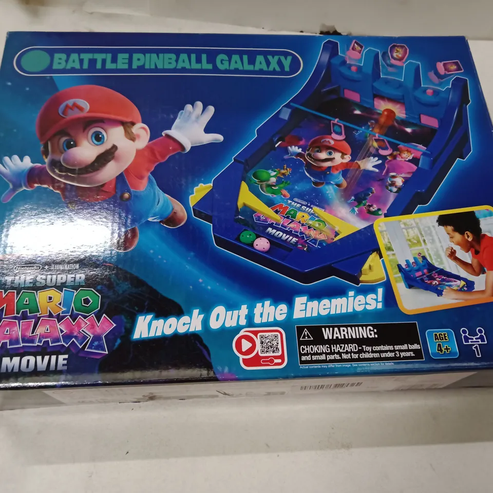 BATTLE PINBALL GALAXY – BOXED TOY SET (MARIO-THEMED)