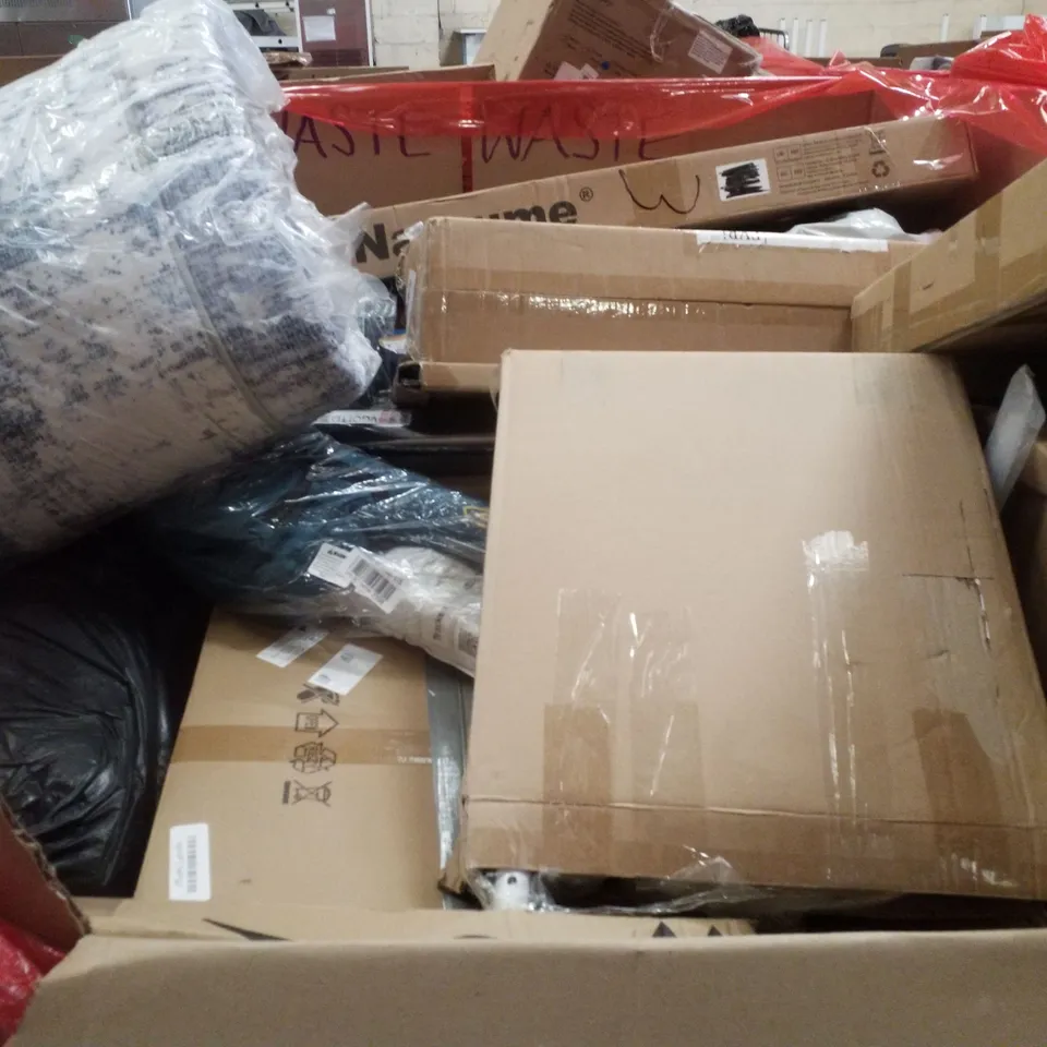 PALLET CONTAINING ASSORTED PRODUCTS INCLUDING KITCHEN SINK, SPRINKLER, KIDS SCOOTER, TRAVEL MAP & INLINE SKATES