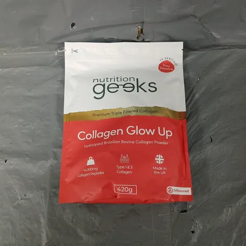 NUTRITION GEEKS COLLAGEN GLOW UP 420G UFLAVOURED