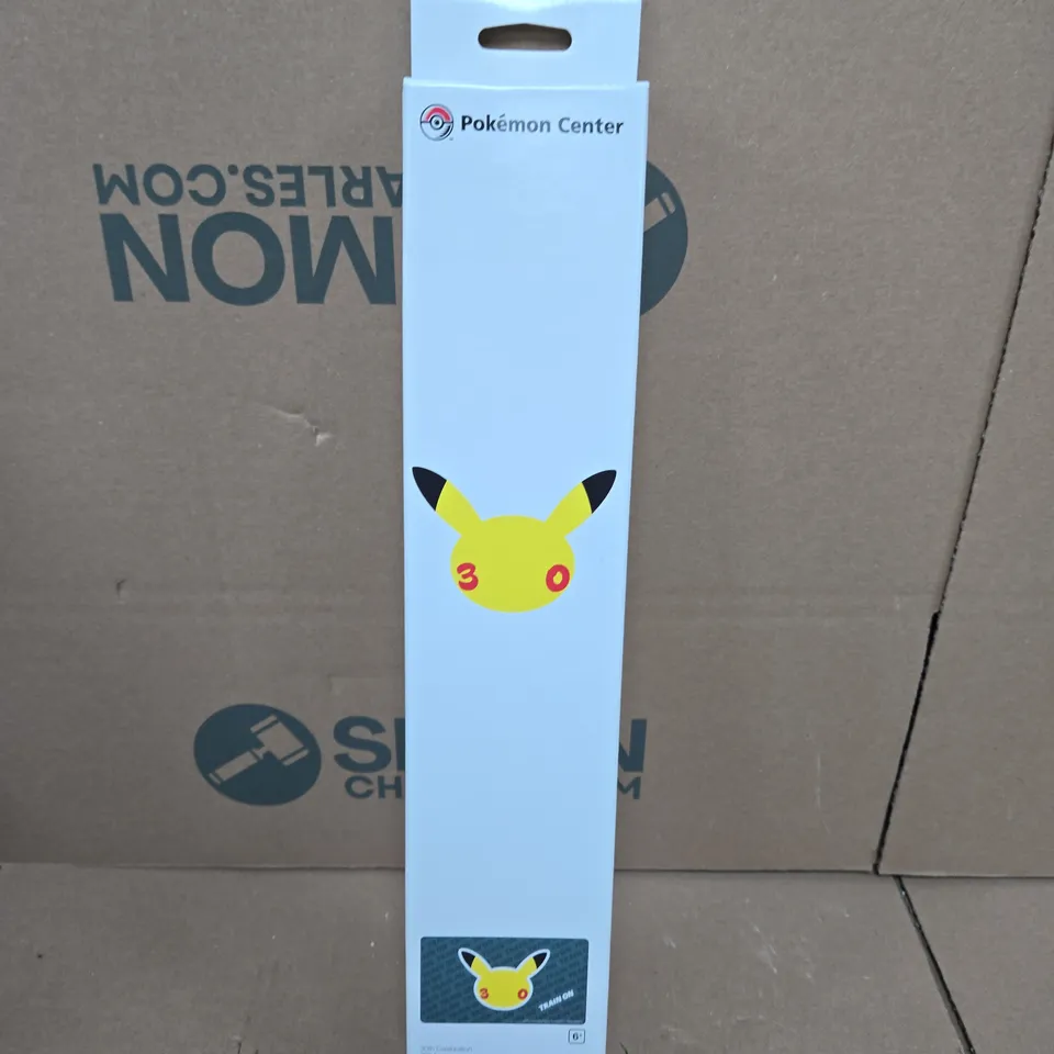 BOXED POKEMON CENTER 30TH COLLECTION PIKACHU PLAYMAT