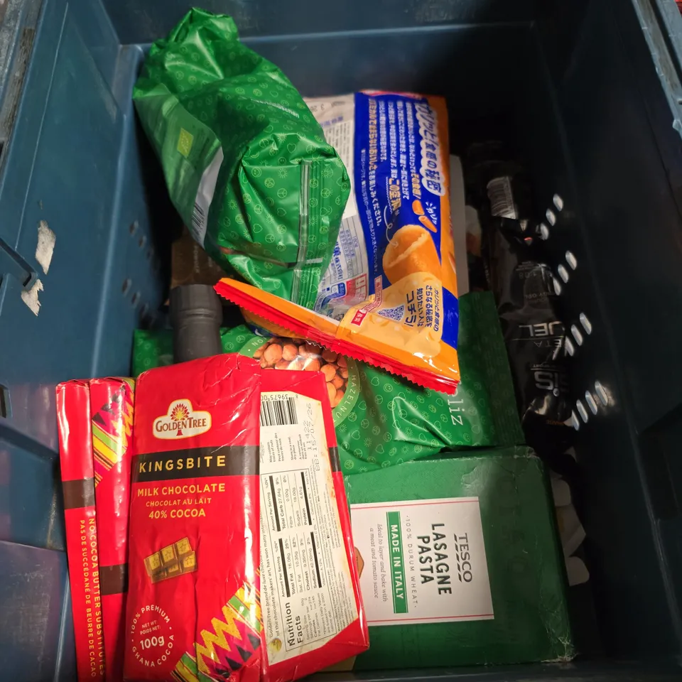 APPROXIMATELY 12 ASSORTED FOOD ITEMS INCLUDING PEPSI MAX , DAIRY MILK AND MARYLAND COOKIES 