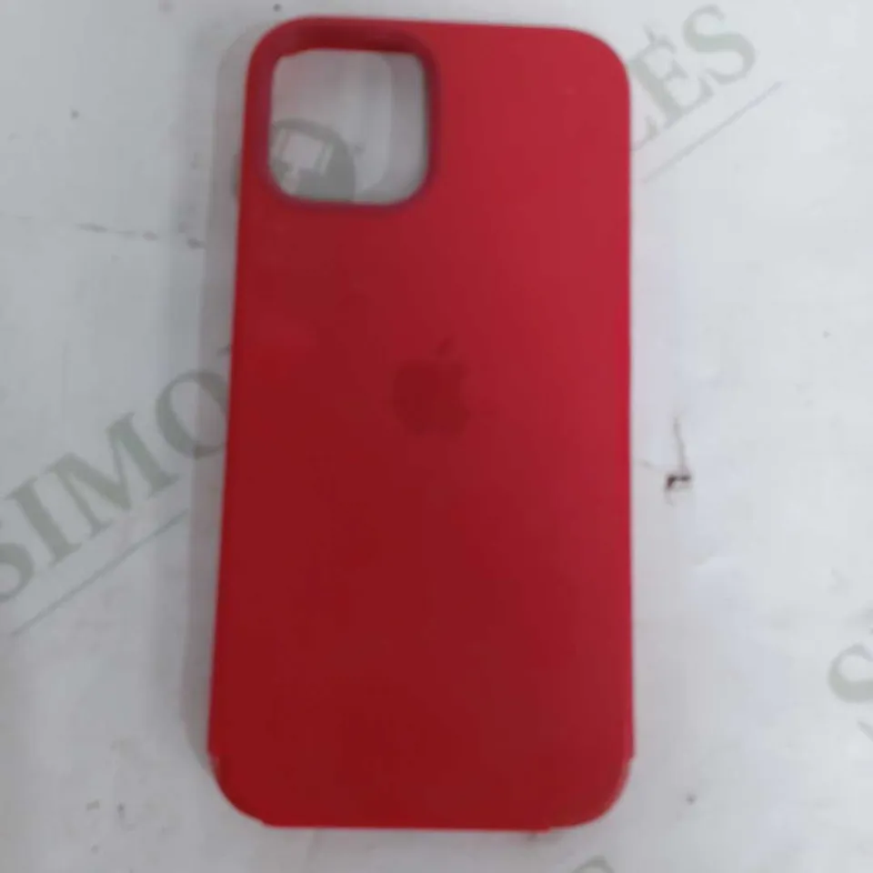 IPHONE 12 / PRO SILICONE CASE WITH MAGSAFE - RED 