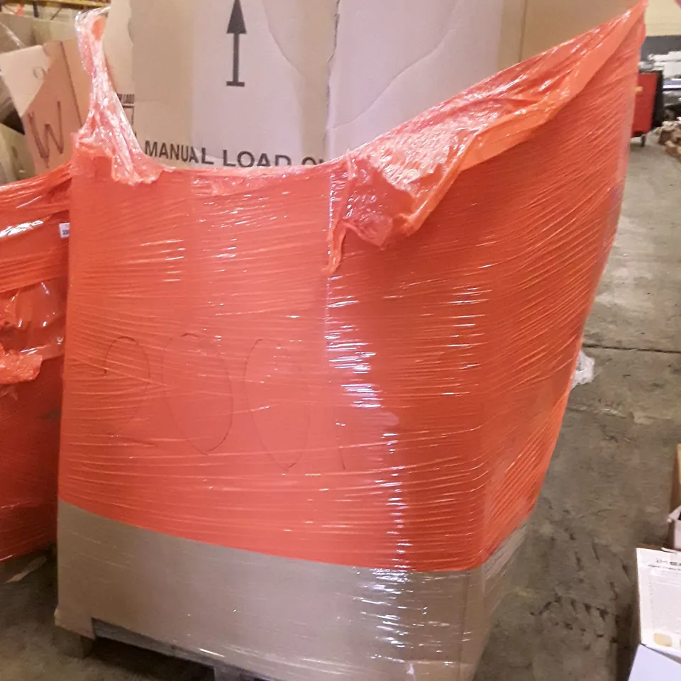 PALLET OF ASSORTED PRODUCTS INCLUDING TICWELL GARMENT STEAMER, RETRO CLASSIC TURNTABLE SYSTEM, LED CEILING FAN, FLANNEL ELECTRIC BLANKET, SPLIT SLEEVING, THE RAPTURE BOOK 