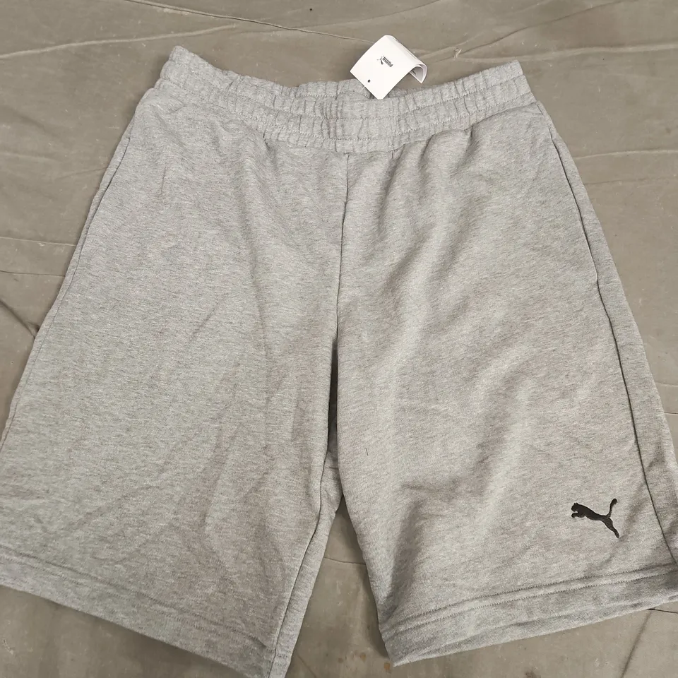 PUMA ESS SHORTS IN GREY HEATHER - EU LARGE