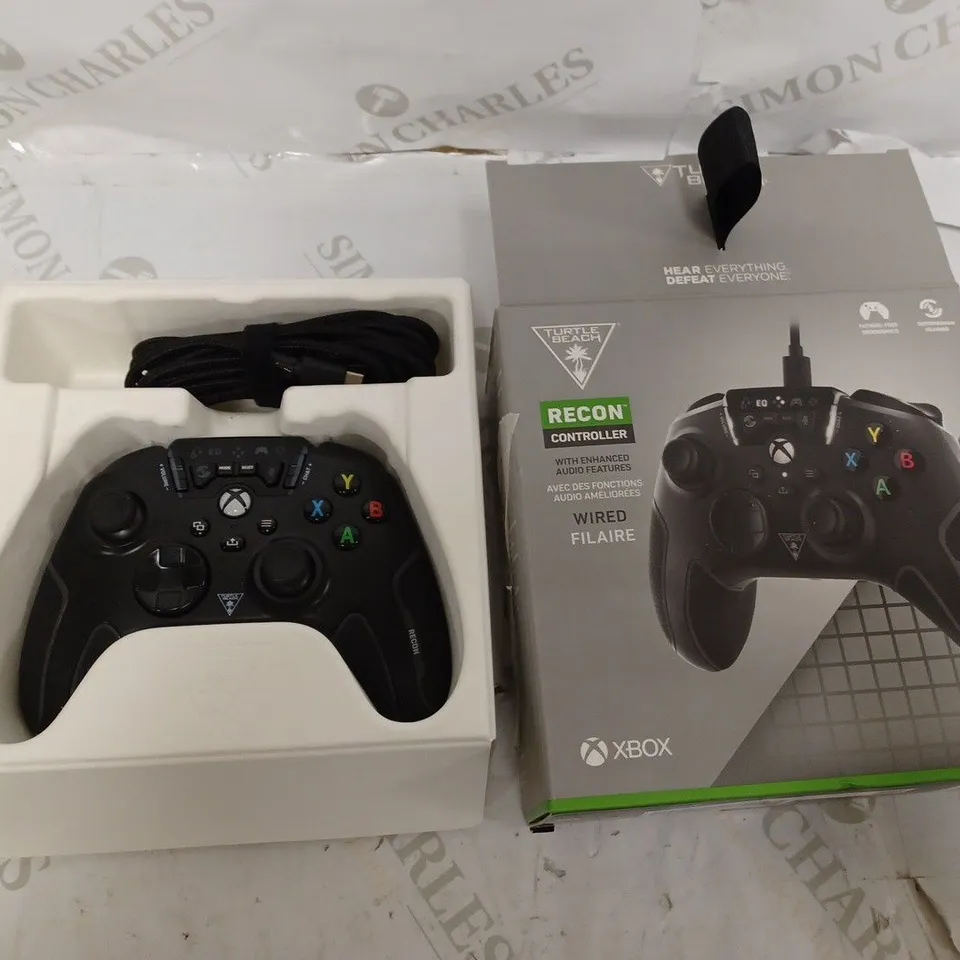 BOXED XBOX TURTLE BEACH WIRED FILAIRE RECON CONTROLLER 