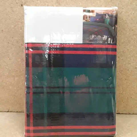 BRAND NEW RIVAHOME KINGSIZE DUVET COVER SET - BLUE
