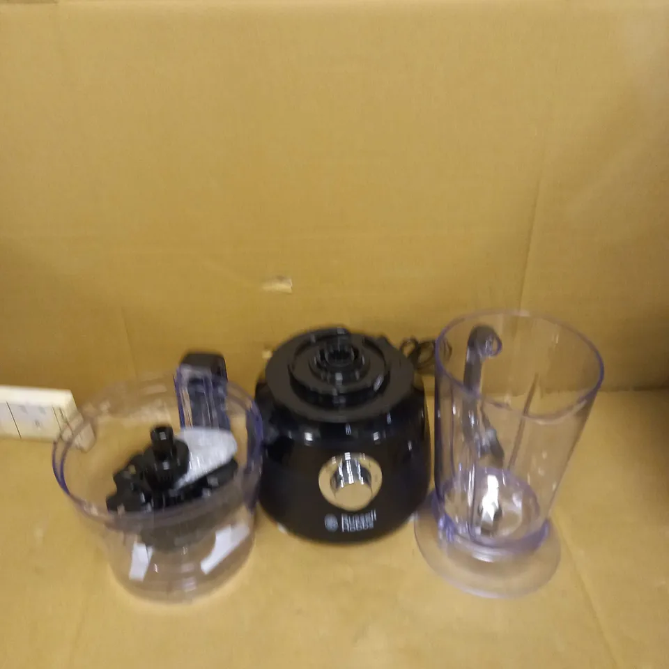 RUSSELL HOBBS MATTE BLACK FOOD PROCESSOR