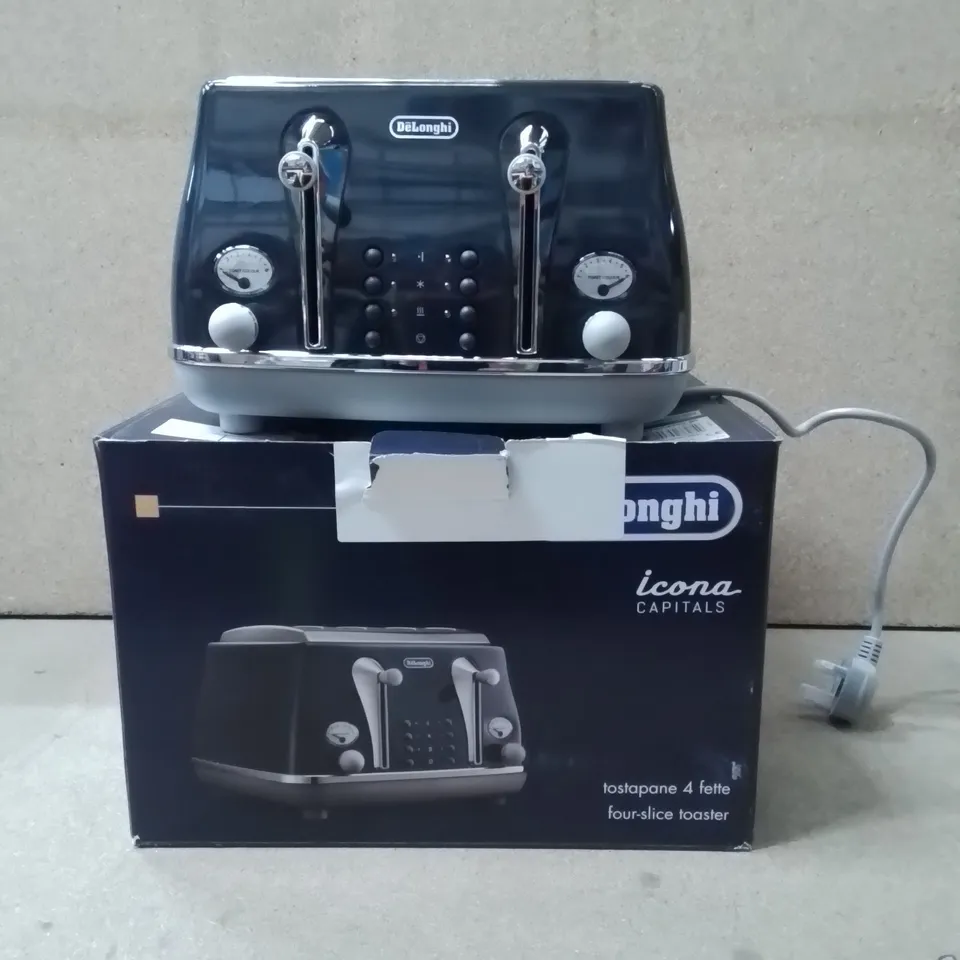 BOXED DELONGHI 4 SLICE TOASTER 