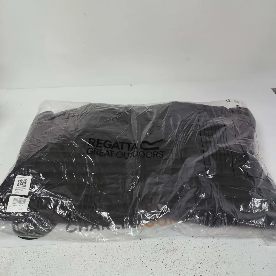 REGATTA RIGAIN PUFFER JACKET IN BLACK - XL