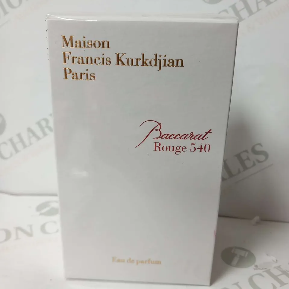 BOXED AND SEALED MAISON FRANCIS KURKDJIAN PARIS BACCARAT ROUGE 540 EAU DE PARFUM 70 ML