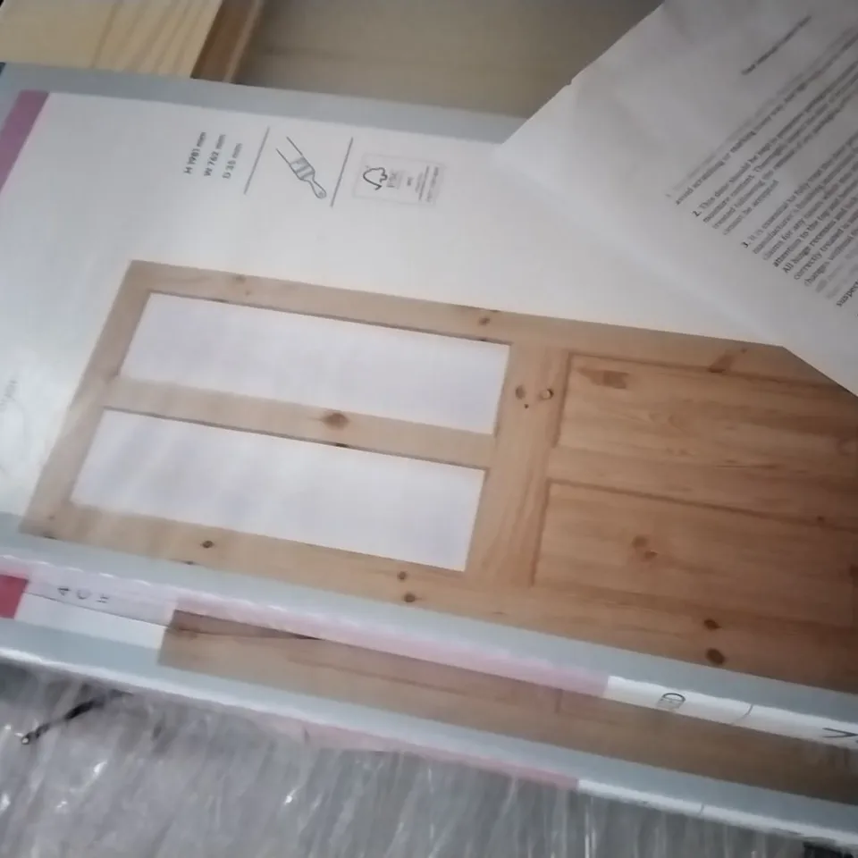 KNOTTY PINE 4 PANEL INTERNAL DOOR 762MM × 1981MM