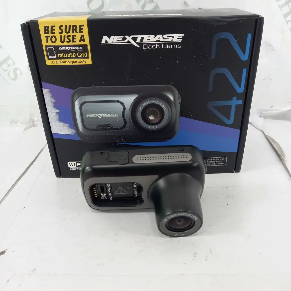 BOXED NEXTBASE 422GW VEHICLE DASH CAMERA 