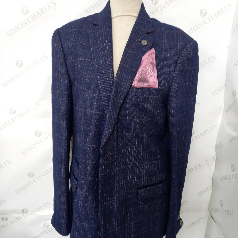 MARC DARCY LONDON NAVY BLAZER - SIZE 40 