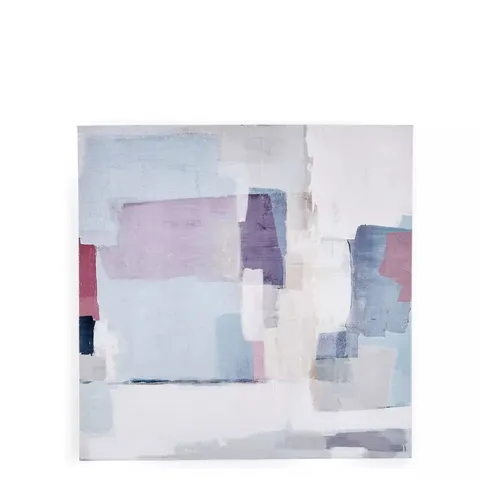 ABSTRACT PURPLE CANVAS WALL ART 