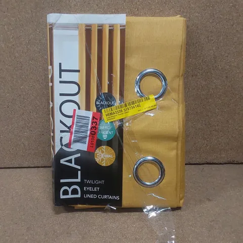 EYELET BLACKOUT THERMAL CURTAINS - SIZE UNSPECIFIED