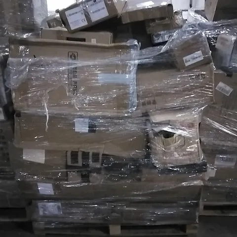 PALLET OF HOUSEHOLD ITEMS TO INCLUDE VACUUM CLEANER, NOTE PAD, CABINET AND OTHER ASSORTED ITEMS...