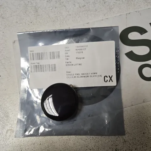 GOOGLE PIXEL WATCH 1 41MM CELLULAR ALUMINIUM SILVER (CX)
