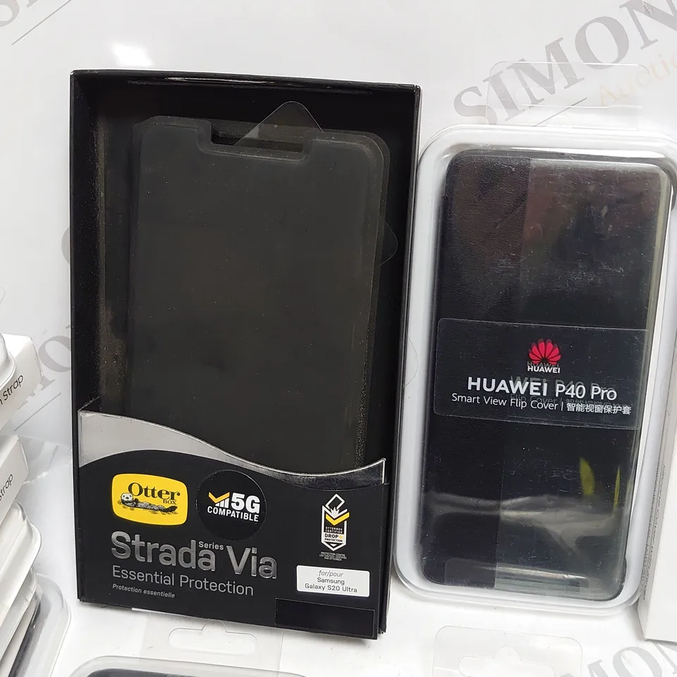 LOT OF 18 ASSORTED PHONE CASES TO INCLUDE SAMSUNG AND HUAWEI