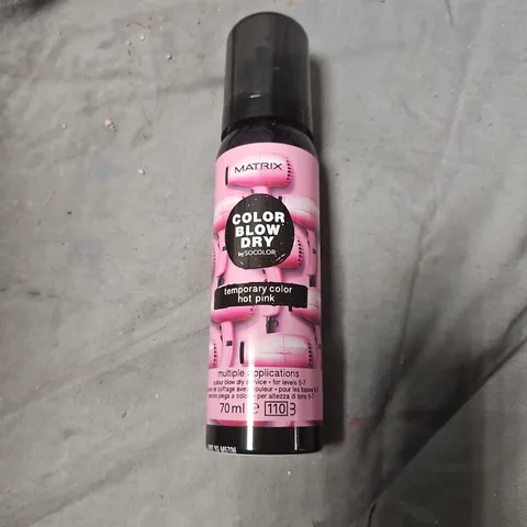 BOX OF APPROXIMATELY 24 MATRIX COLOR BLOW DRY – TEMPORARY COLOR SPRAY- HOT PINK  70ML, 