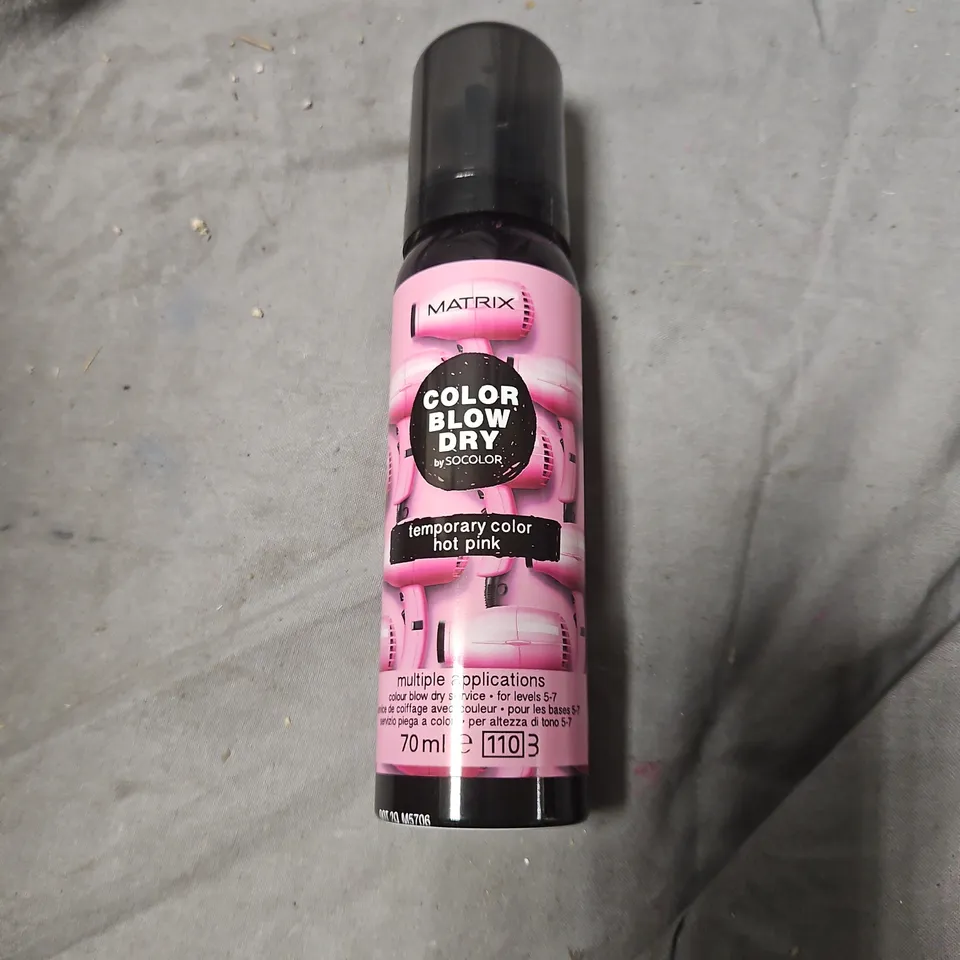 BOX OF APPROXIMATELY 24 MATRIX COLOR BLOW DRY – TEMPORARY COLOR SPRAY- HOT PINK  70ML, 