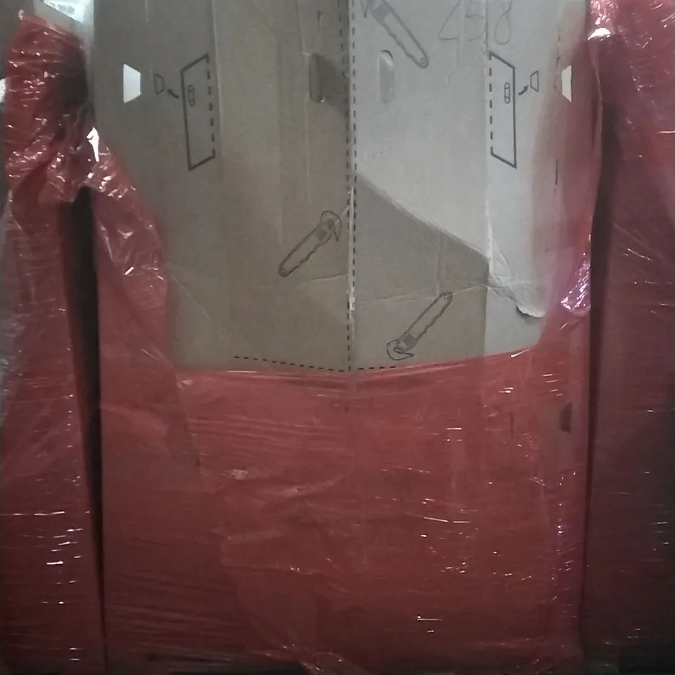 PALLET OF ASSORTED HOUSEHOLD GOODS AND PRODUCTS TO INCLUDE;BBQS, BOOKSHELF, PLANT BEDS BOXED FURNITURE ETC