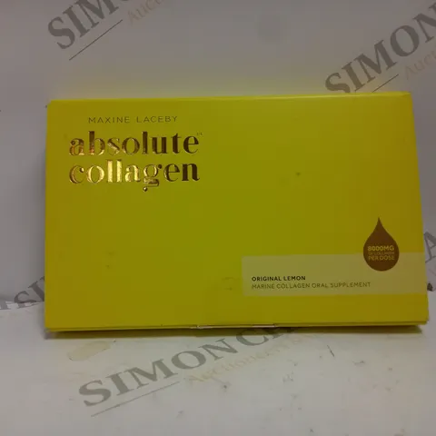 BOXED MAXINE LACEBY ABSOLUTE COLLAGEN FOOD SUPPLEMENT - ORIGINAL LEMON 140ML