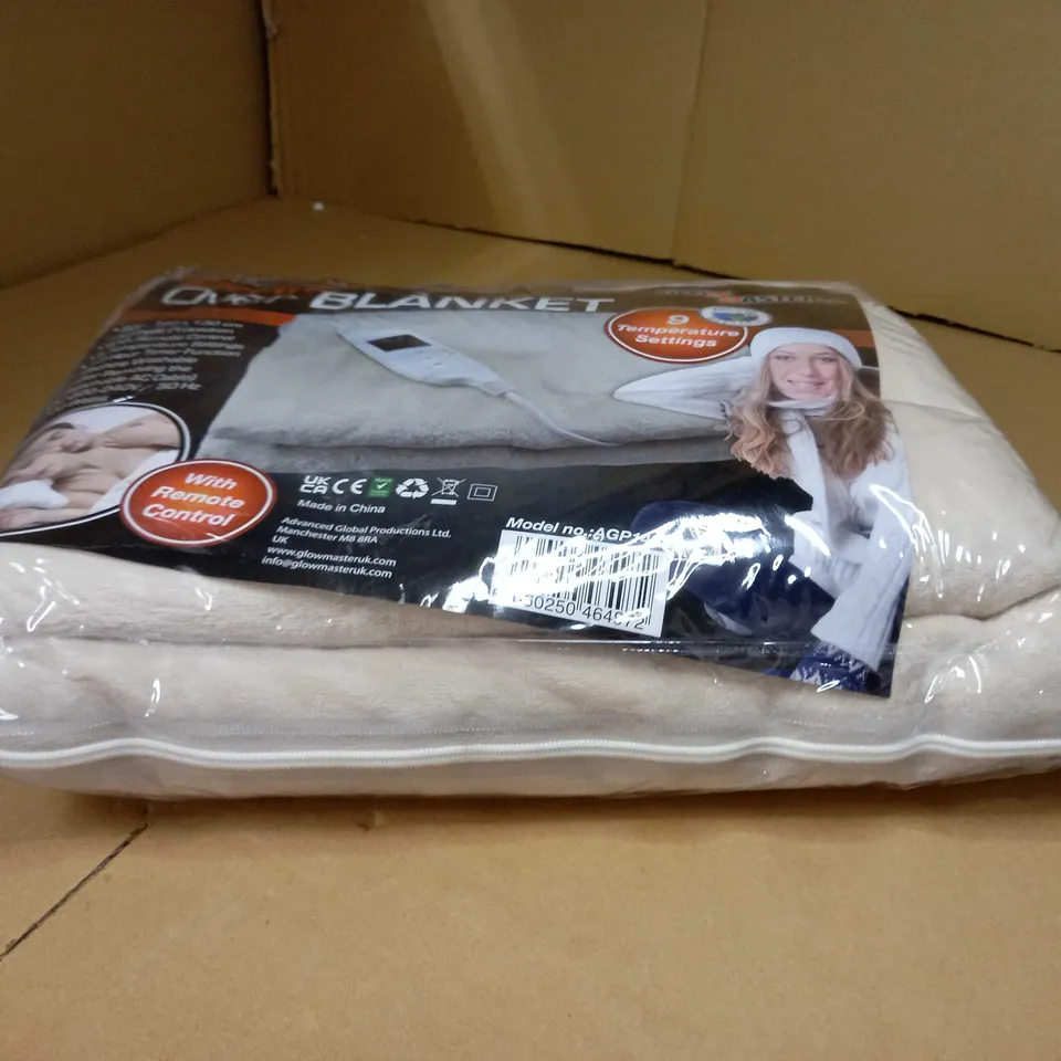 PACKAGED BEIGE ELECTRIC OVER BLANKET