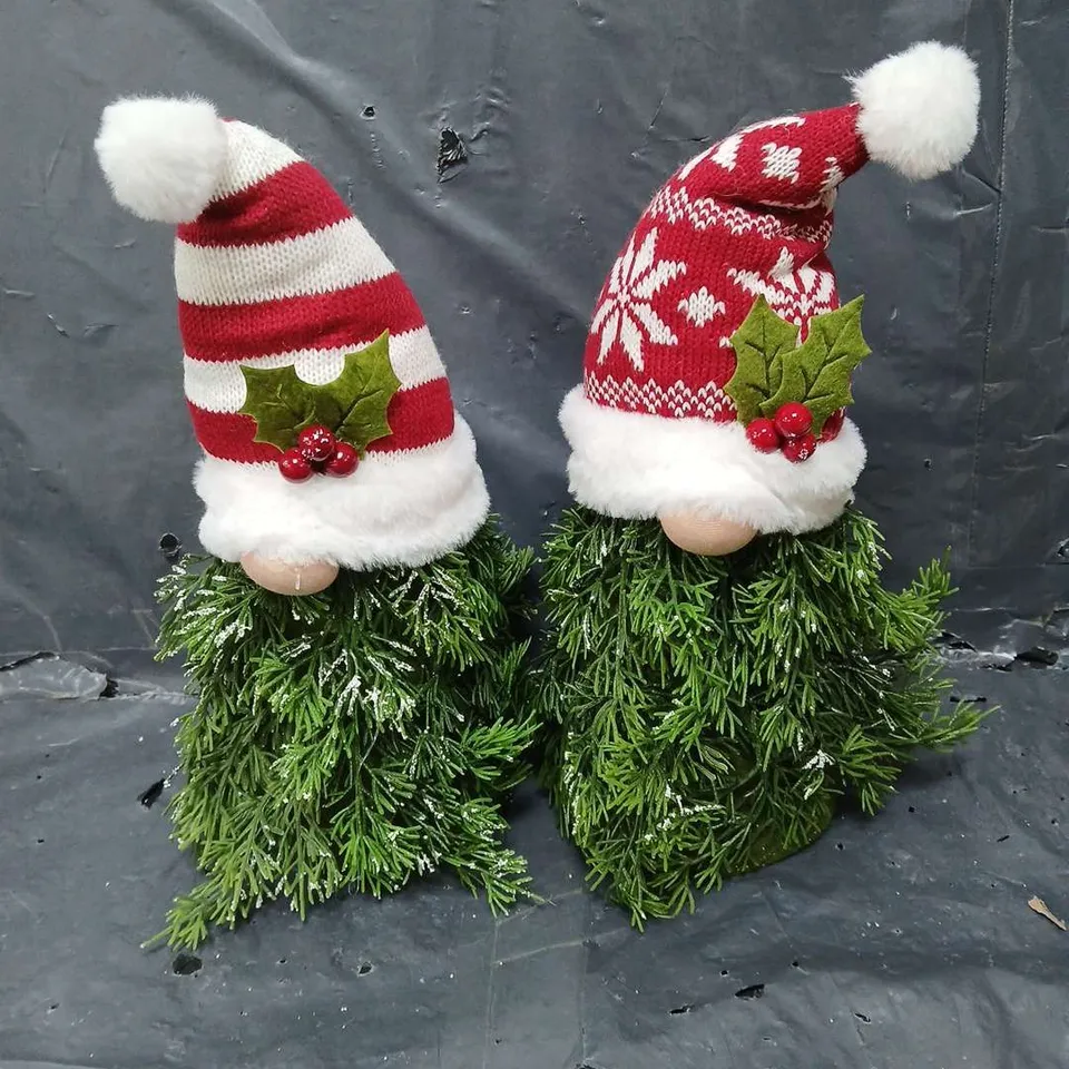 FESTIVE SET 2 CHRISTMAS TREE GONKS