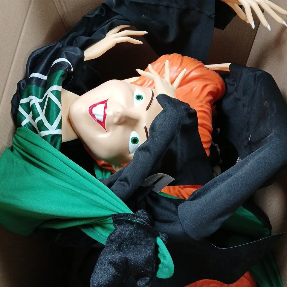 BOX OF 4 DISNEY POSEABLE HANGING HALLOWEEN DECORATIONS