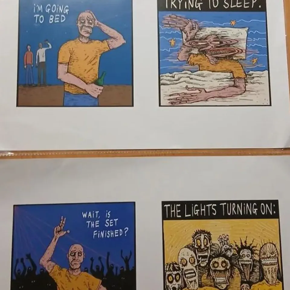 TWO ASSORTED GONE PLACE PRINTS