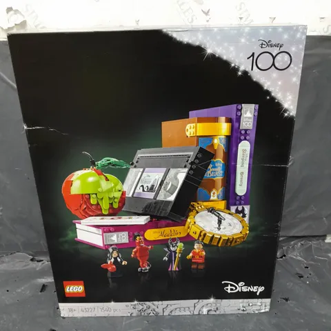 BOXED LEGO DISNEY VILLAIN ICONS SET FOR ADULTS 43227