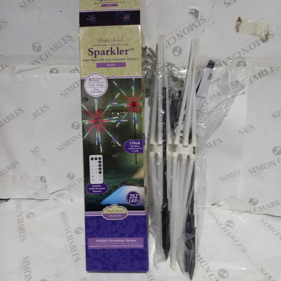 BOXED PACIFIC ACCENTS SPARKLER DECORATIVE LED GARDEN LIGHTS