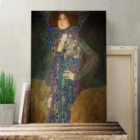 BOXED GUSTAV KLIMT - WRAPPED CANVAS PAINTING 