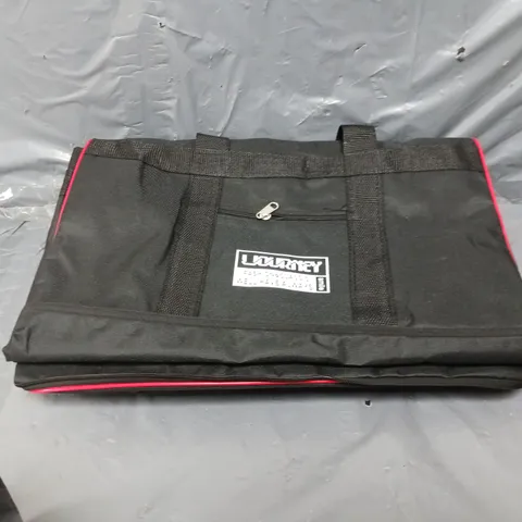 WHEELED UOURNEY SMILE XL TRAVEL BAG BLACK/RED