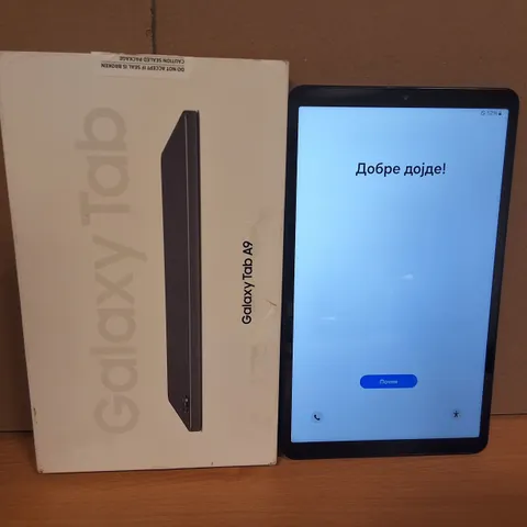 BOXED SAMSUNG GALAXY TAB A9 4GB/64GB IN GRAPHITE - SM-X115