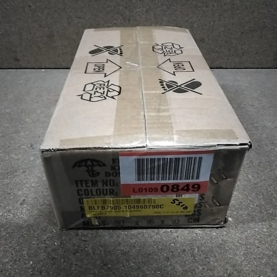 BOXED COBLITZ 4-LIGHT SPUTNIK CHANDELIER (1 BOX)