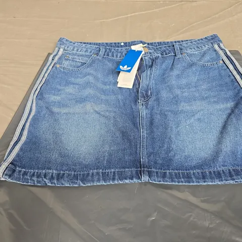 ADICOLOR 3 - STRIPES DENIM MINI SKIRT SIZE UK 22